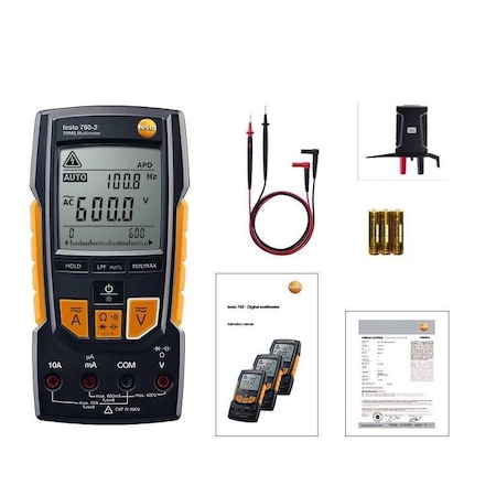 Testo Testo 760-2, Digital multimeter with type K thermocouple and TRMS 0590 7602